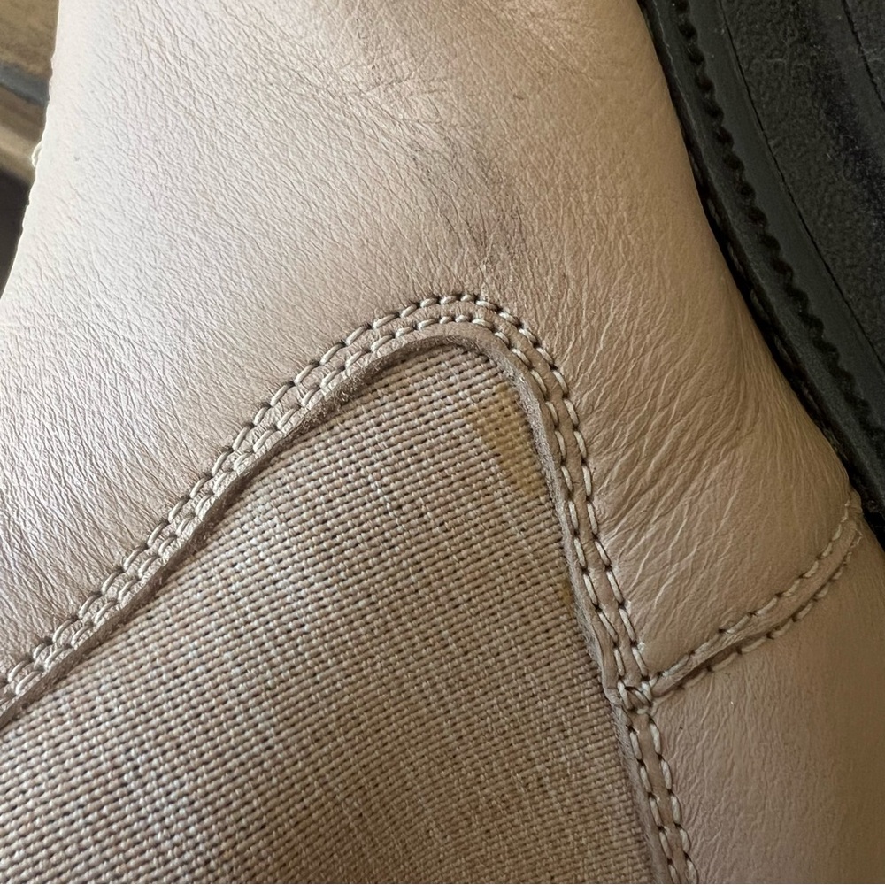 Sam Edelman Wellington Lugsole Ankle Boots – Taupe Tan Leather – Size 7 - Picture 5 of 8